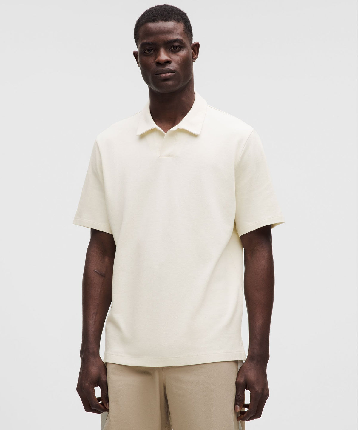 Pique Performer Johnny-Collar Short-Sleeve Shirt
