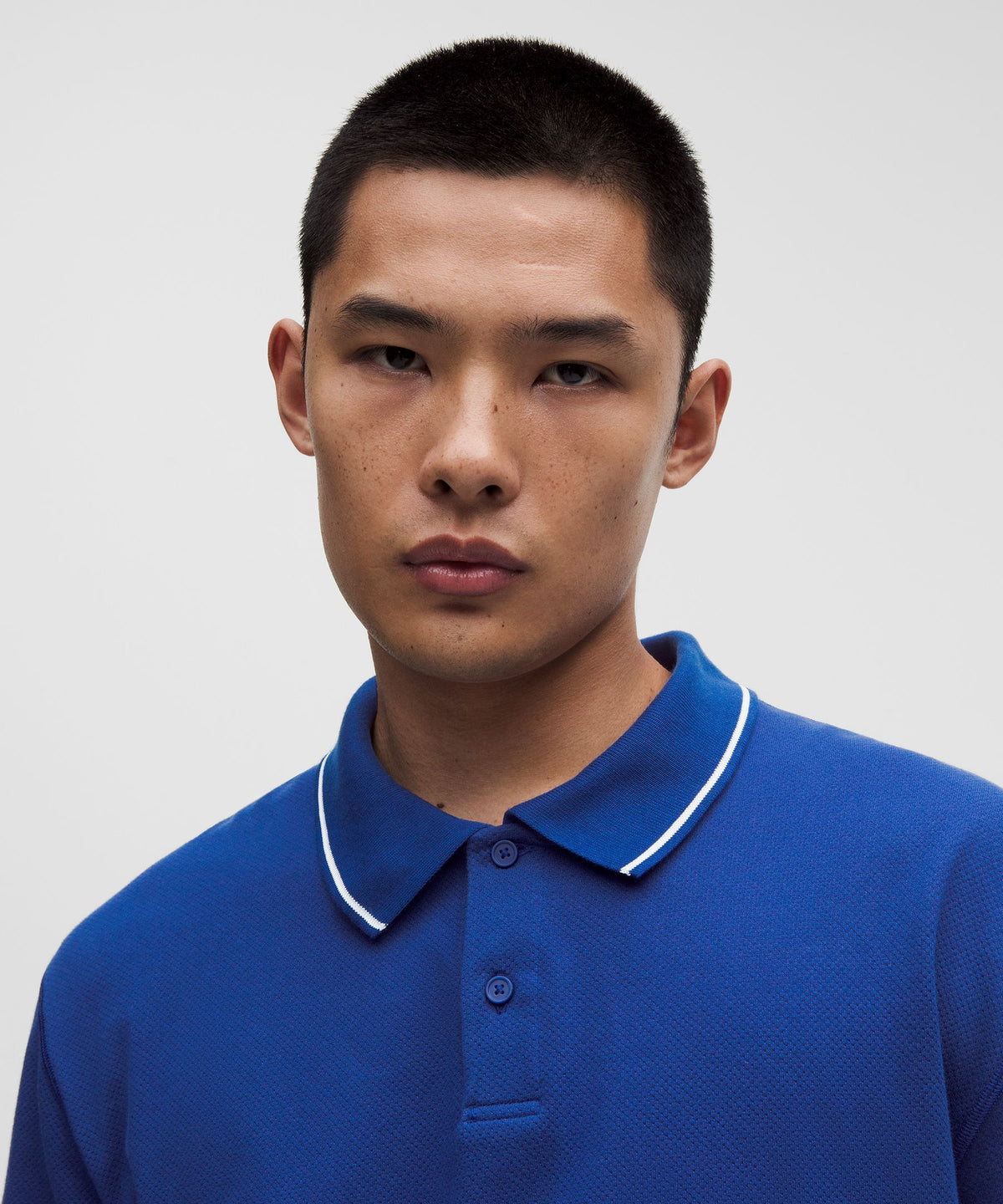 Mesh-Knit Jersey Short-Sleeve Polo Shirt