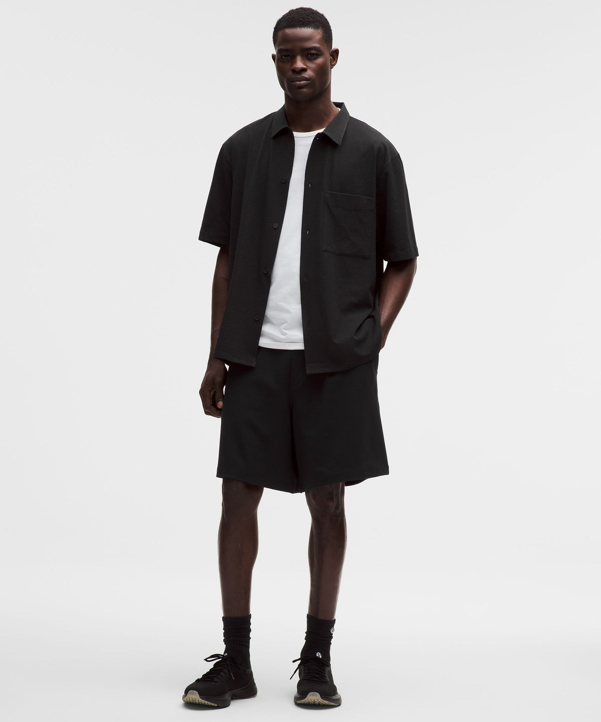 Airing Easy Camp-Collar ShirtTextured