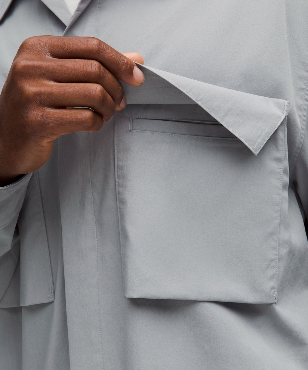 Unshaken Long-Sleeve Collared Shirt