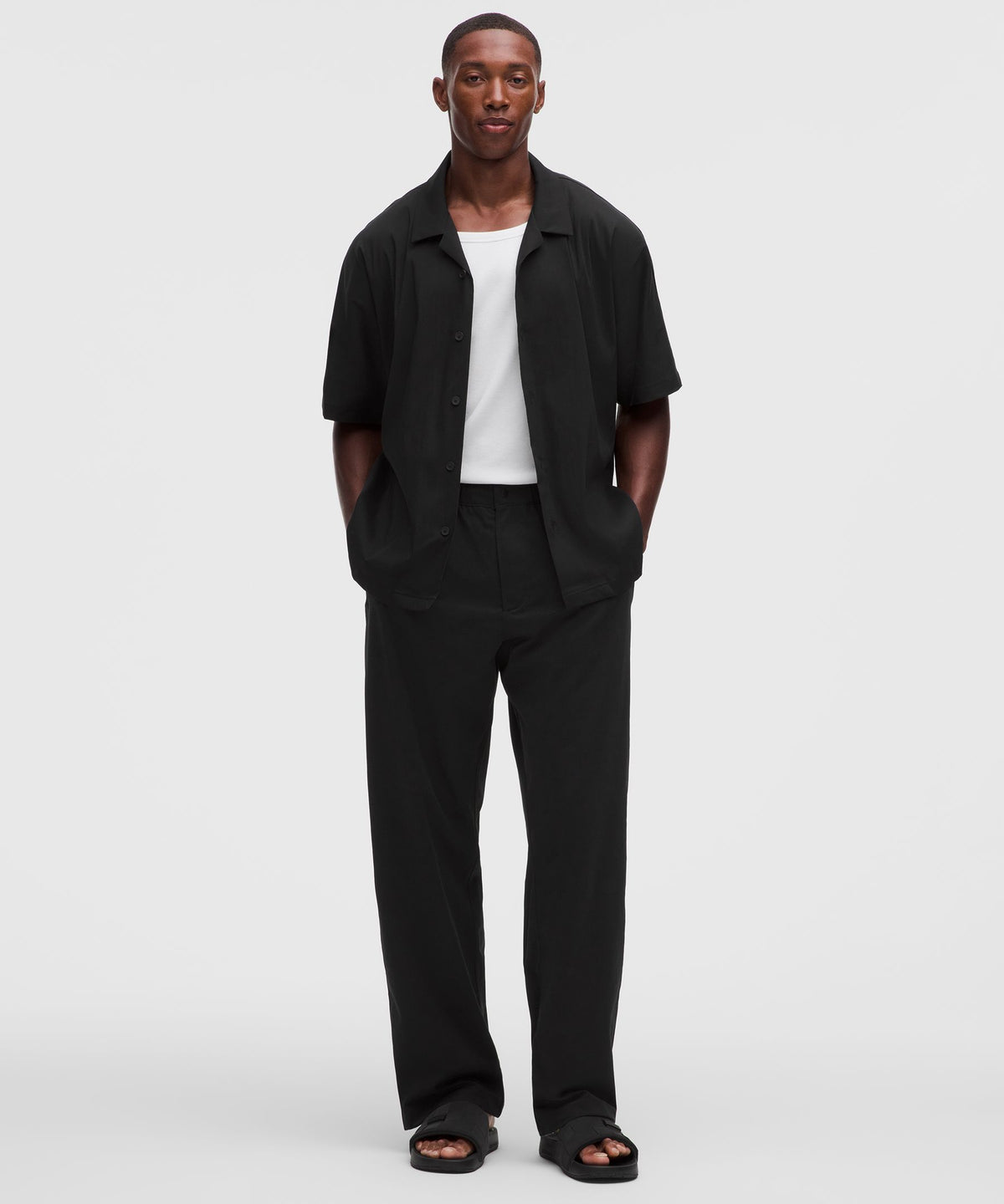 Lightweight Camp-Collar Shirt
