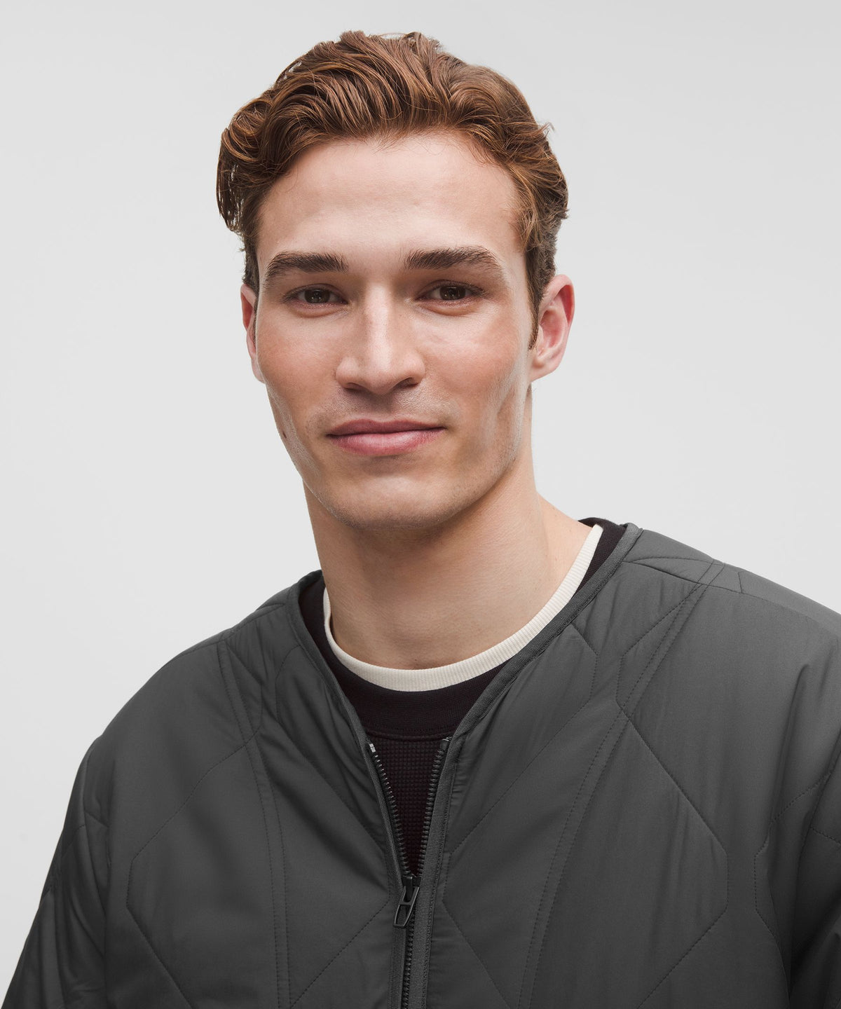 Diamond-Quilted Liner Jacket