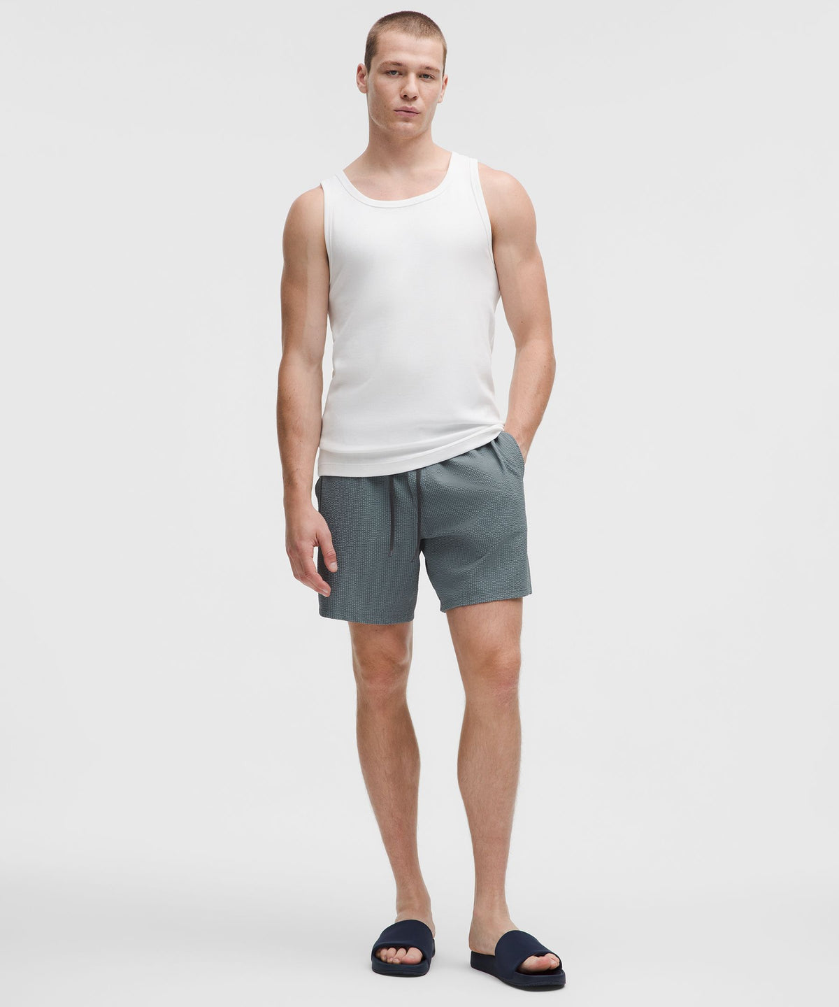 Textured Swim Short 7"Linerless