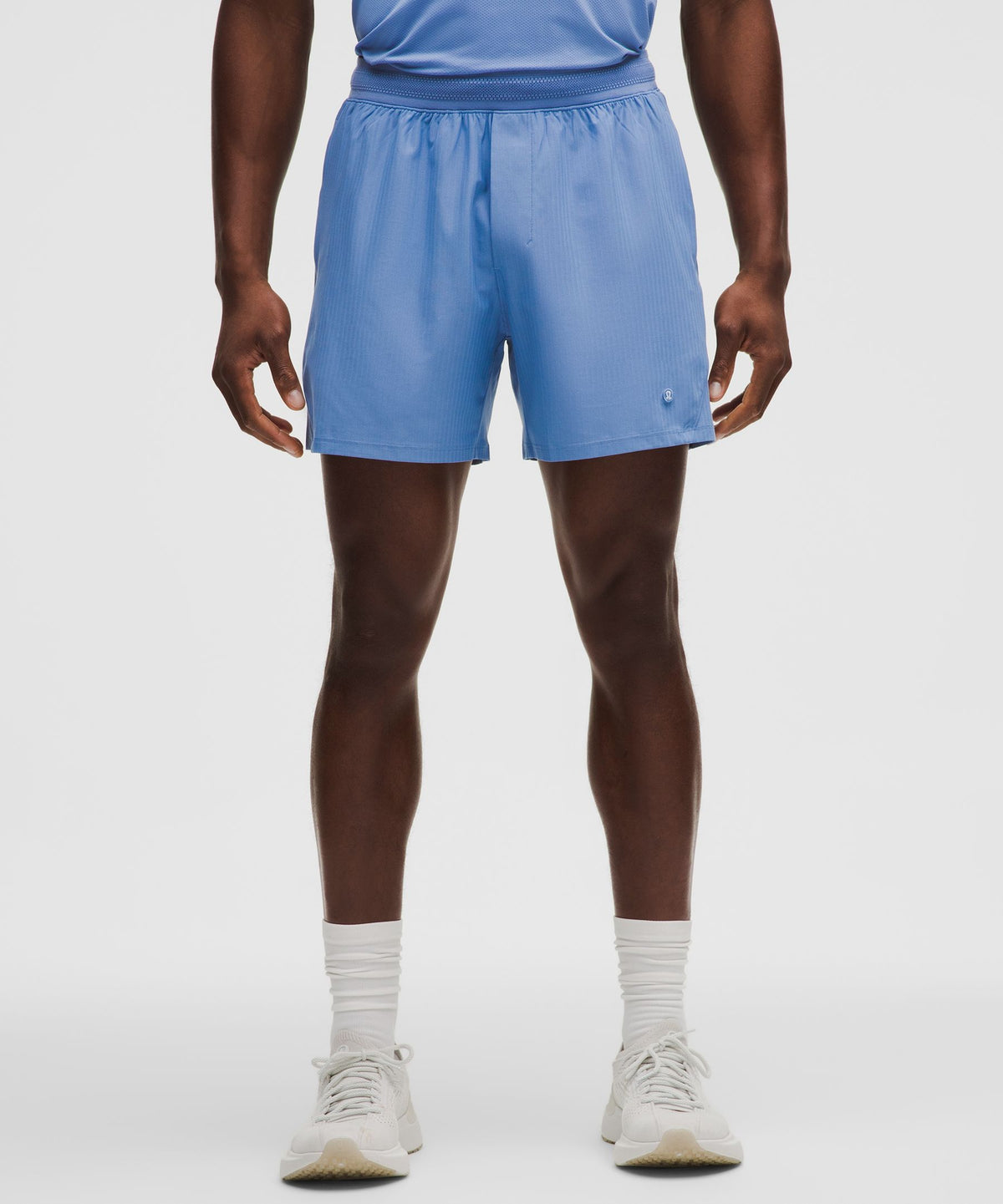 Striped Mesh Tennis Short 5"