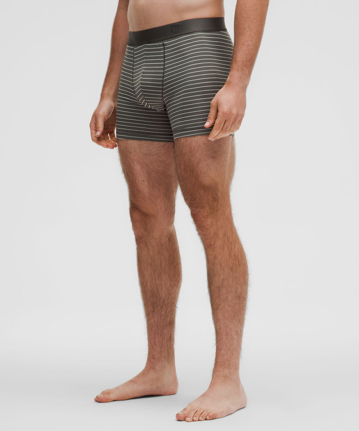 Always In Motion Mesh Boxer 5"Logo