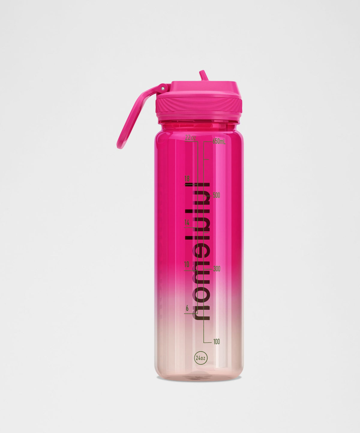 Back to Life Clear Bottle 24ozStraw Lid