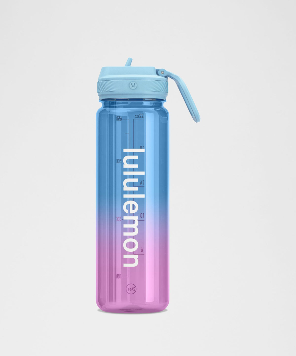 Back to Life Clear Bottle 24ozStraw Lid