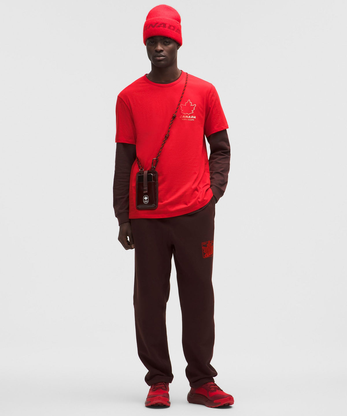 Team Canada Ripstop Pouch LanyardCOC Logo