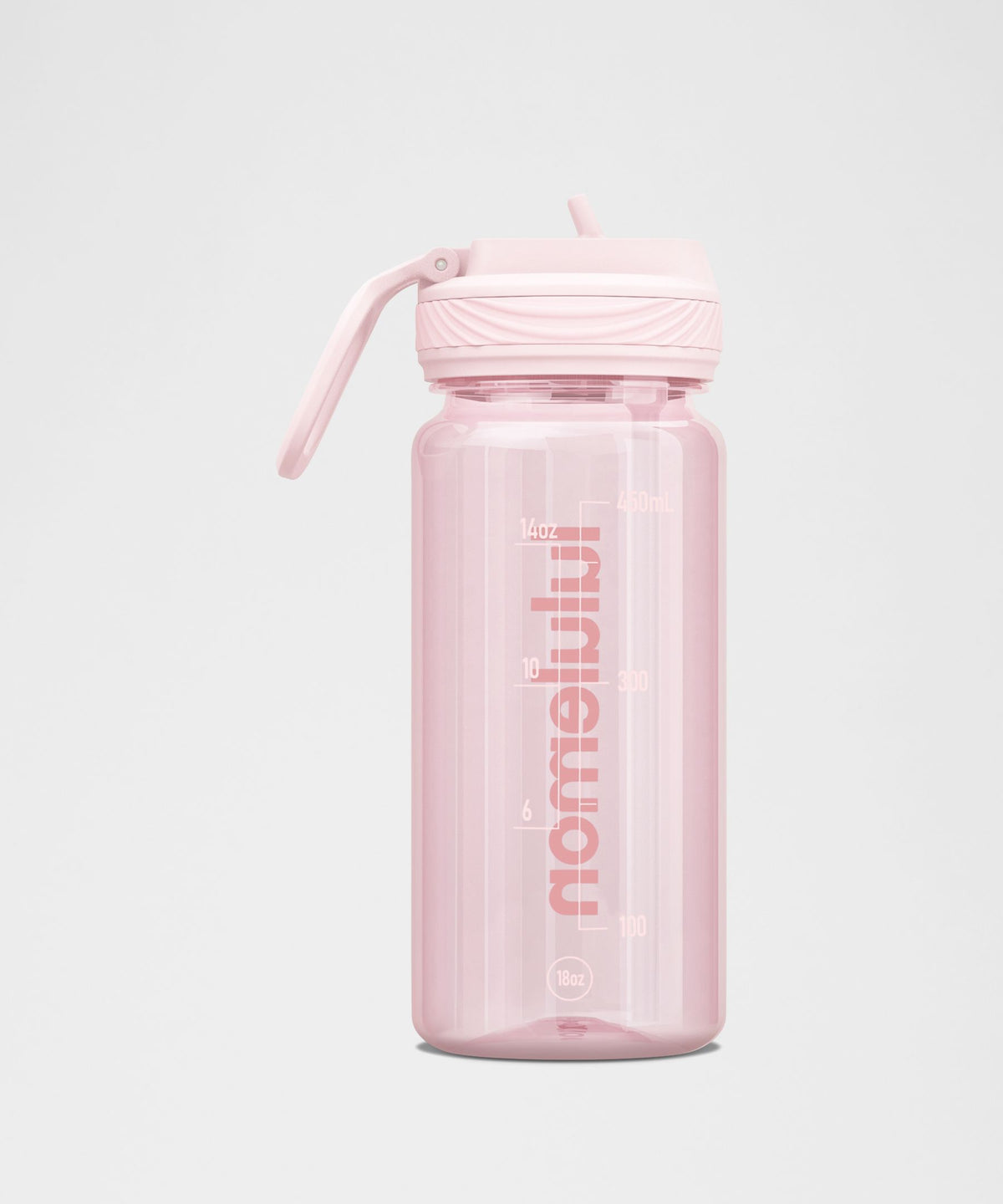 Back to Life Clear Bottle 18ozStraw Lid