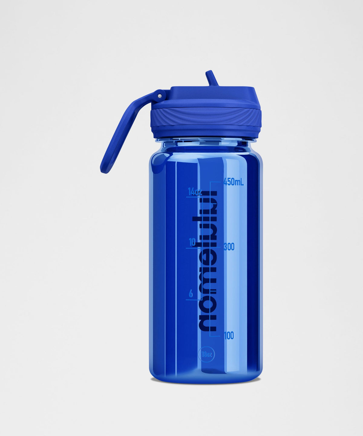 Back to Life Clear Bottle 18ozStraw Lid