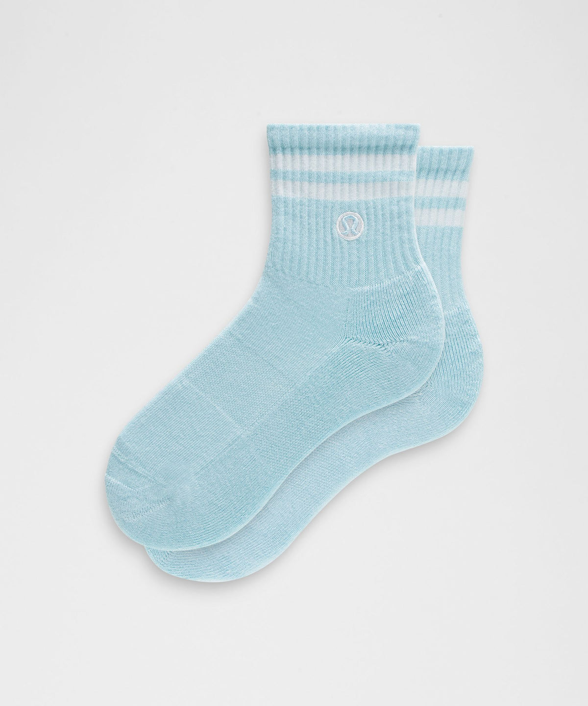 Unisex Daily Essential Quarter SocksStripe