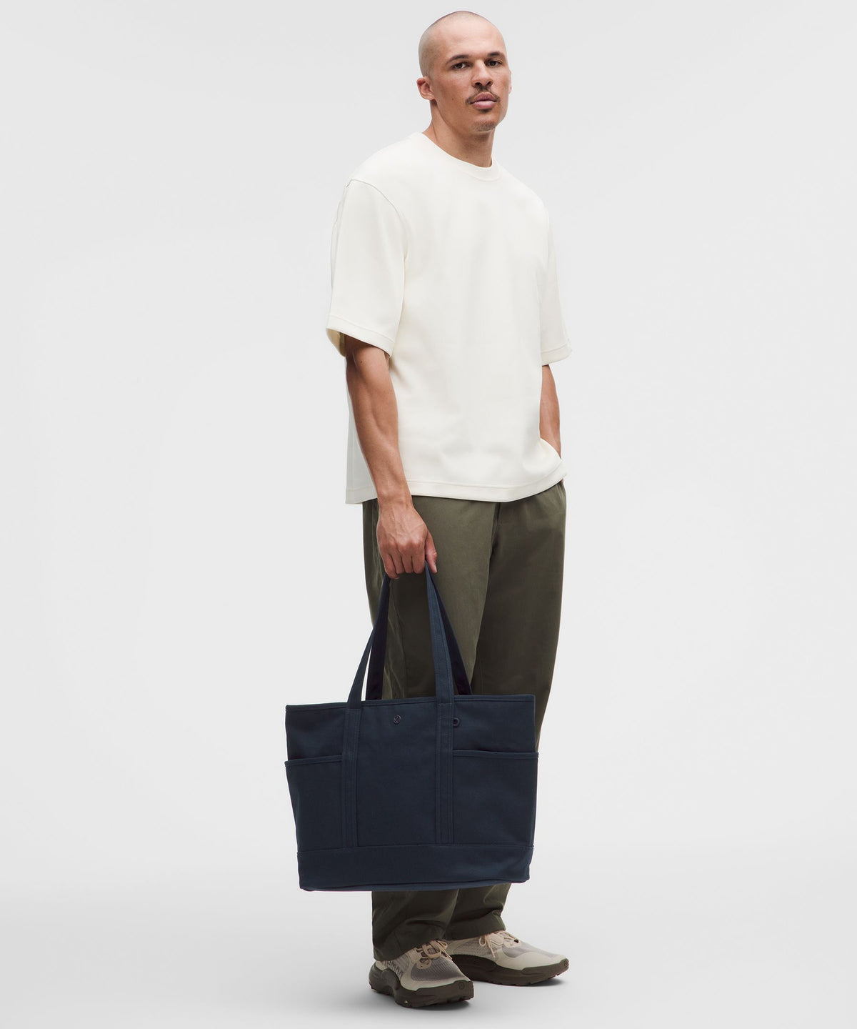 Daily Multi-Pocket Zip-Top Tote Bag 18L