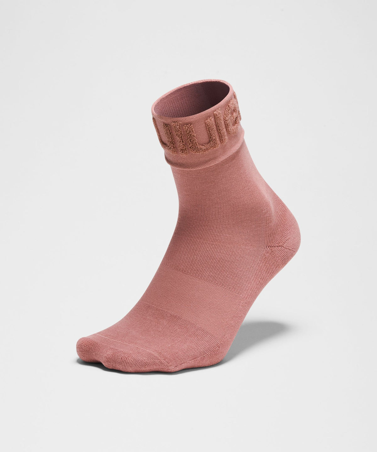 Unisex Fold-Over Terry Quarter Socks
