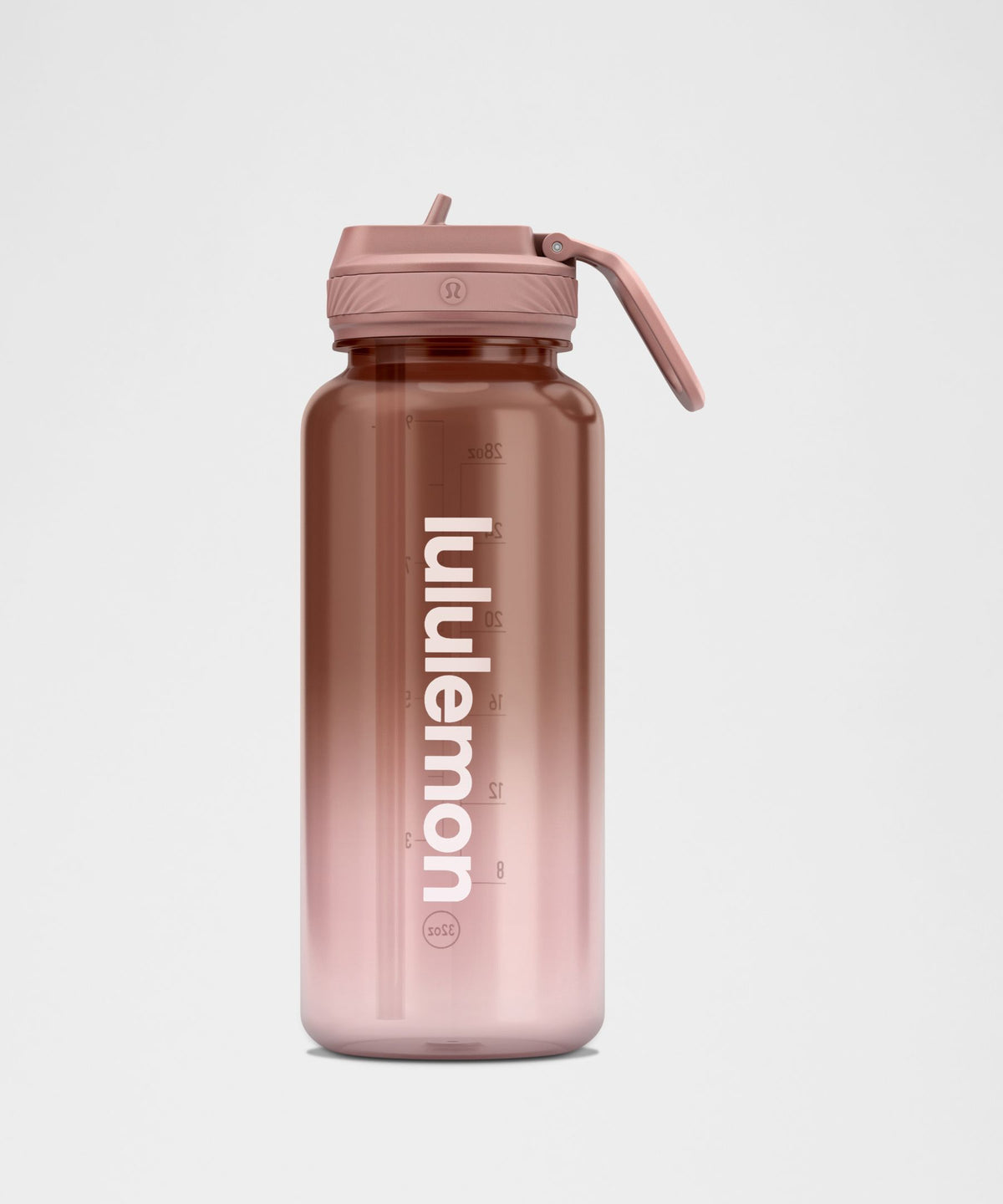 Back To Life Clear Bottle 32oz Straw LidOmbre