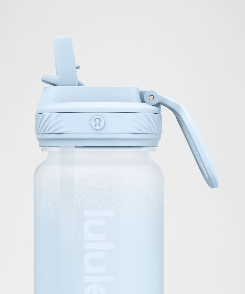 Back to Life Clear Bottle 18oz Straw LidFrosted