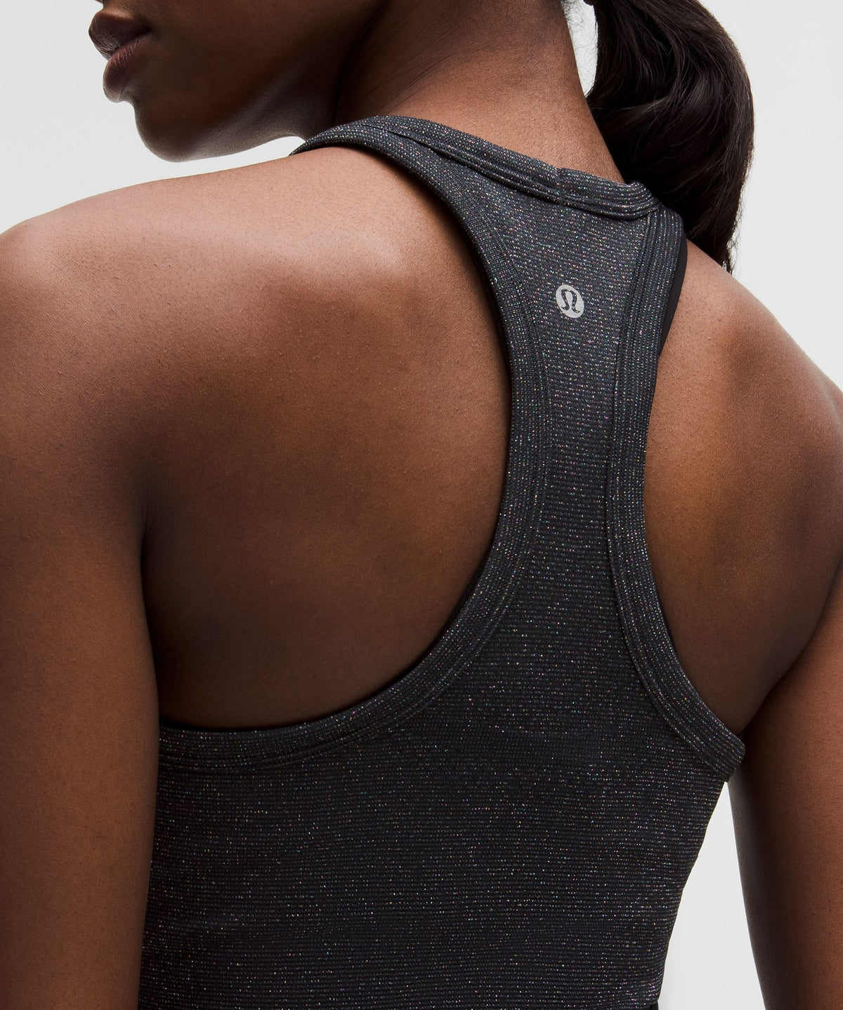 Swiftly Tech Cropped Round-Neck Racerback Tank Top 2.0Sparkle