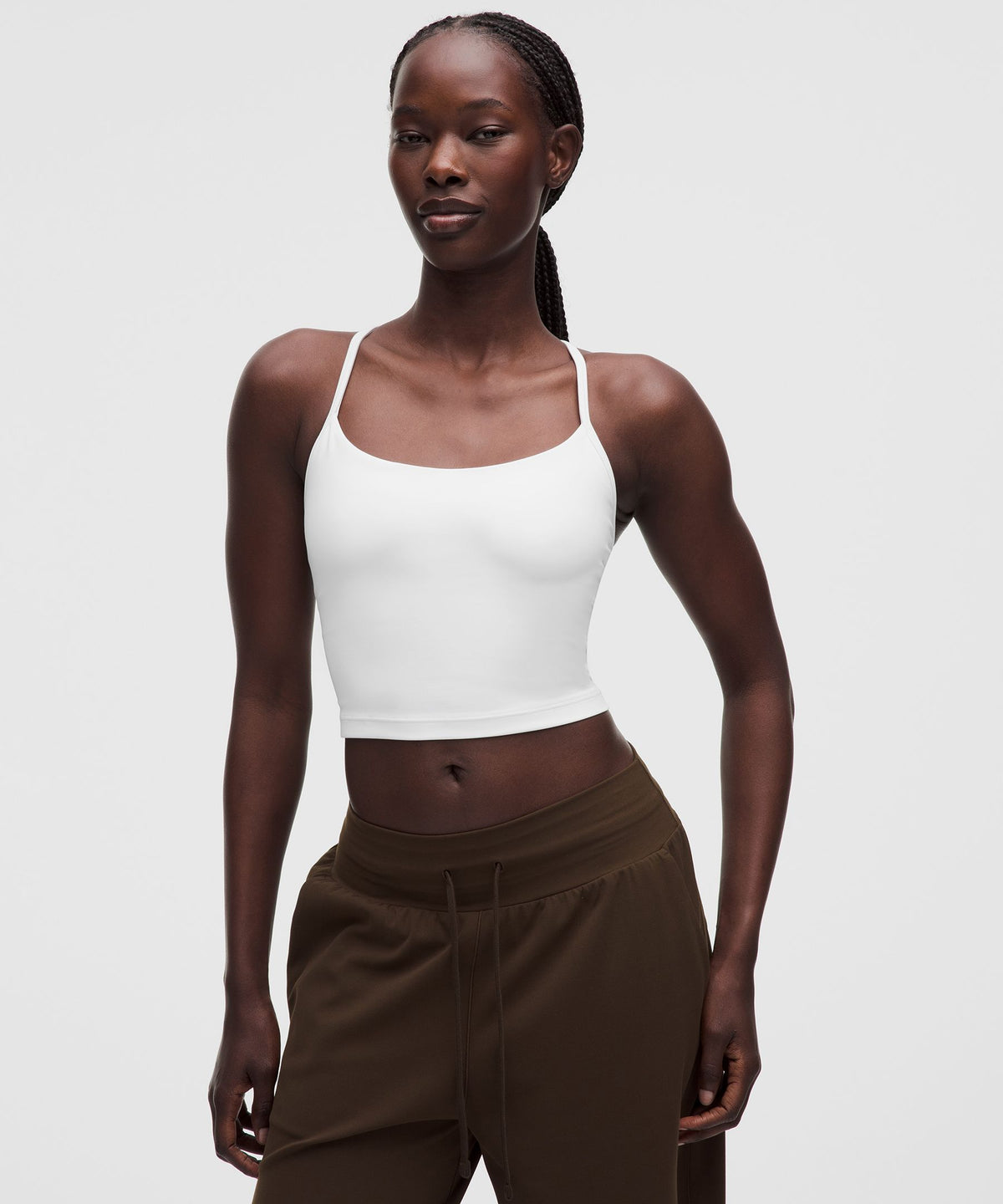 Flow Y Cropped Tank TopLight Support, B/C Cup