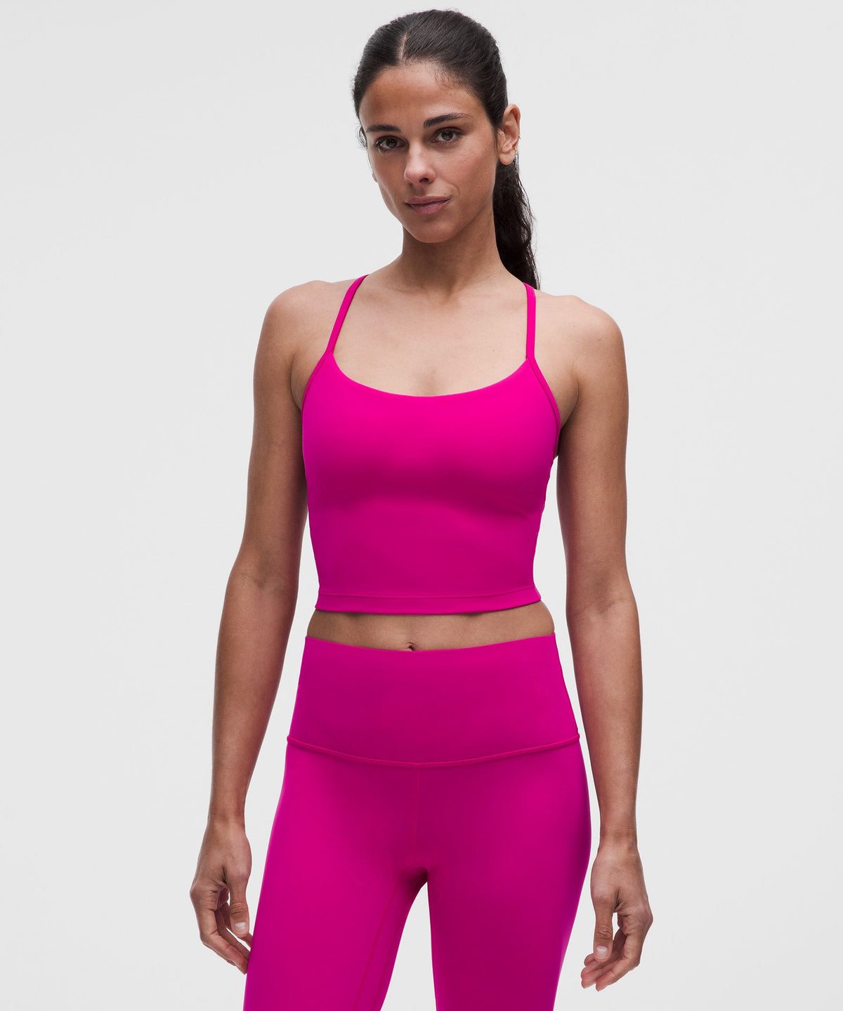 Flow Y Cropped Tank TopLight Support, B/C Cup