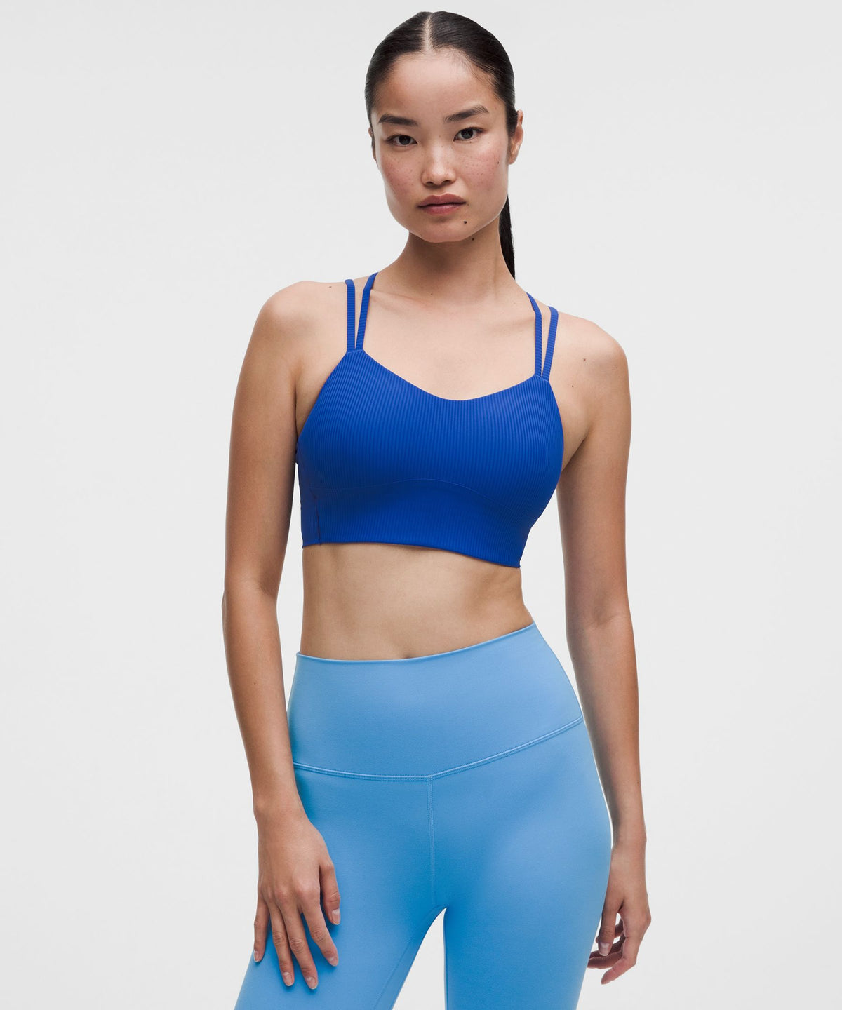 Like a Cloud Ribbed Longline BraLight Support, B/C Cup
