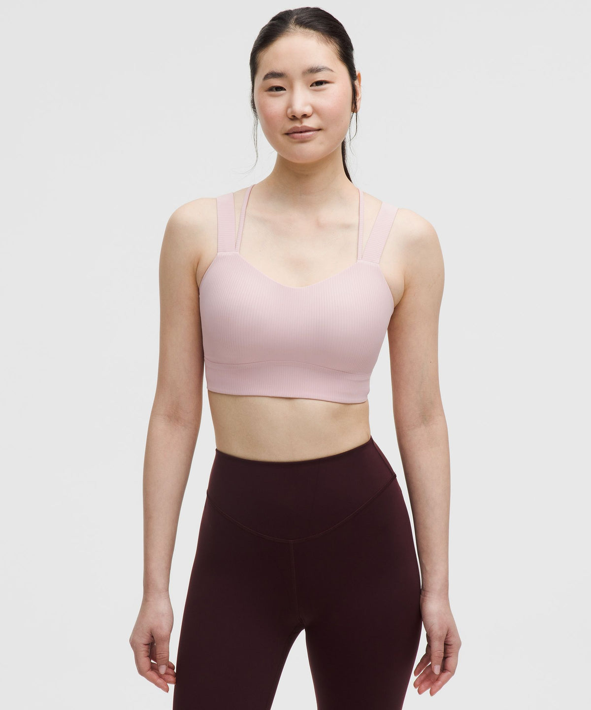 Like a Cloud Ribbed Longline BraLight Support, D/DD Cup