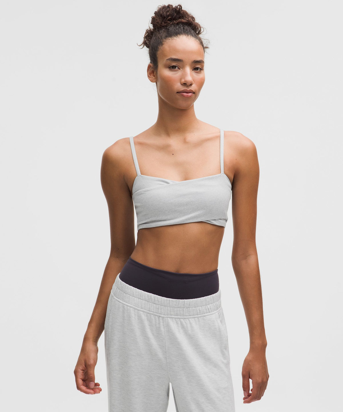 Softy Suedey Wrap-Front BraLight Support, B/C Cup