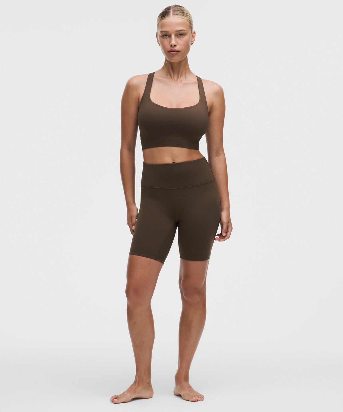 FlexyFlex Strappy Longline Yoga BraLight Support, D–DDD Cups