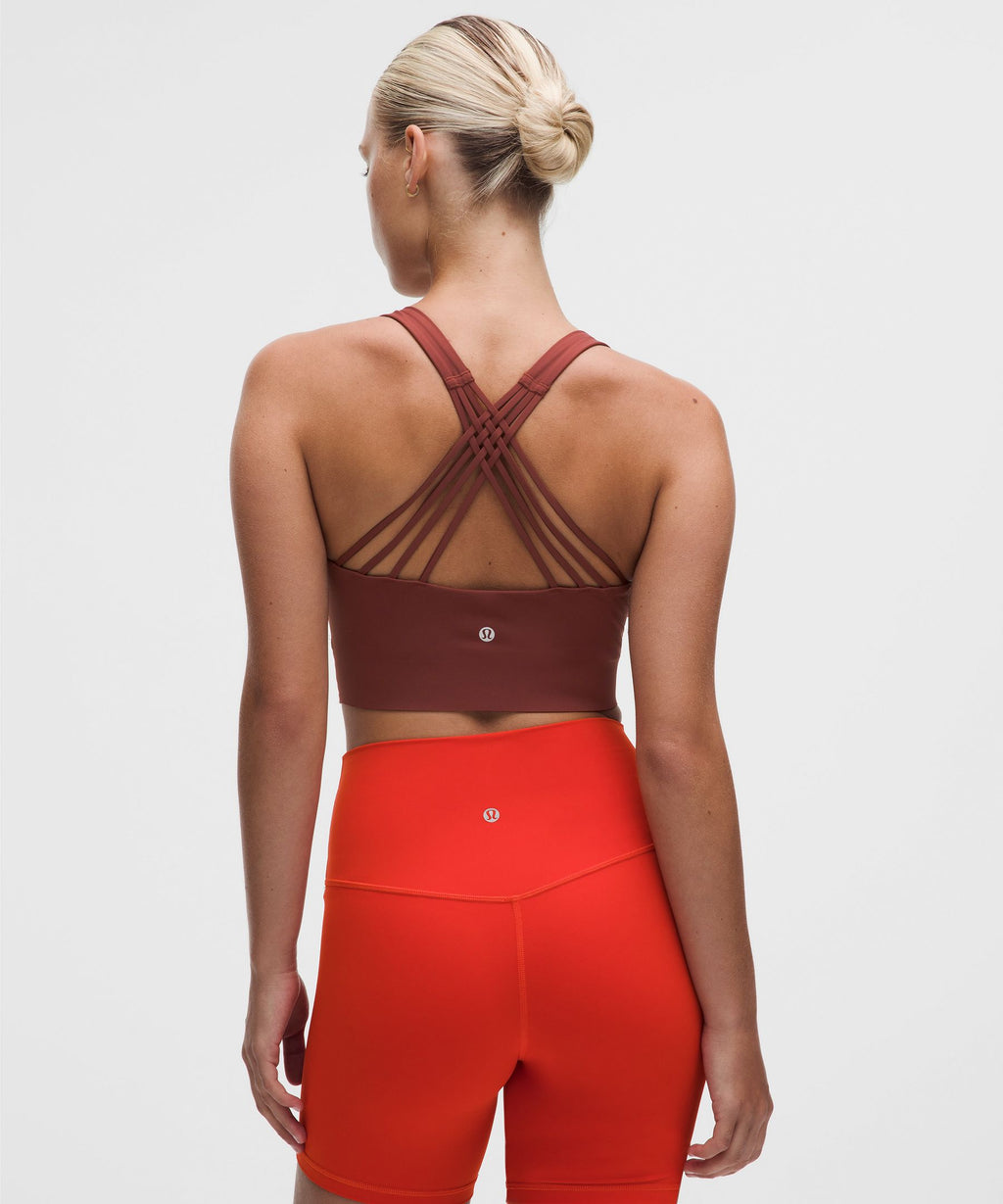 FlexyFlex Strappy Longline Yoga BraLight Support, D–DDD Cups