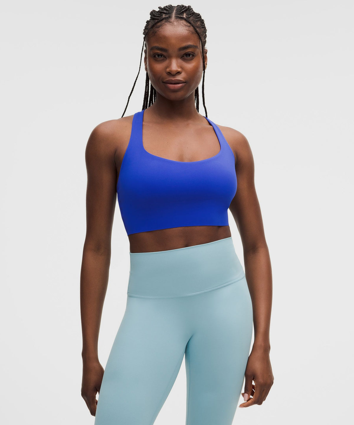 FlexyFlex Strappy Longline Yoga BraLight Support, D–DDD Cups