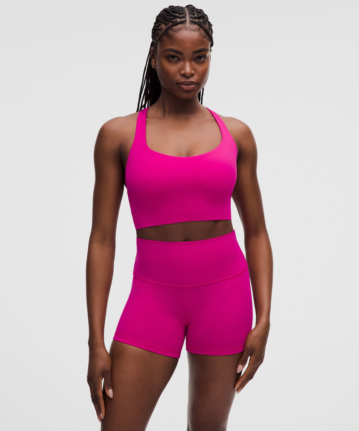 FlexyFlex Strappy Longline Yoga BraLight Support, D–DDD Cups