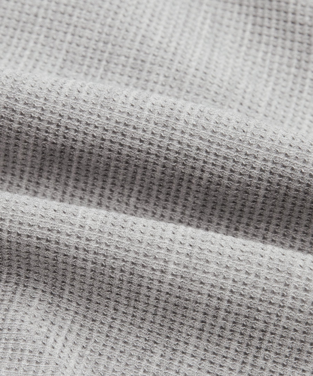 Scuba Cropped Funnel-Neck Half ZipWaffle