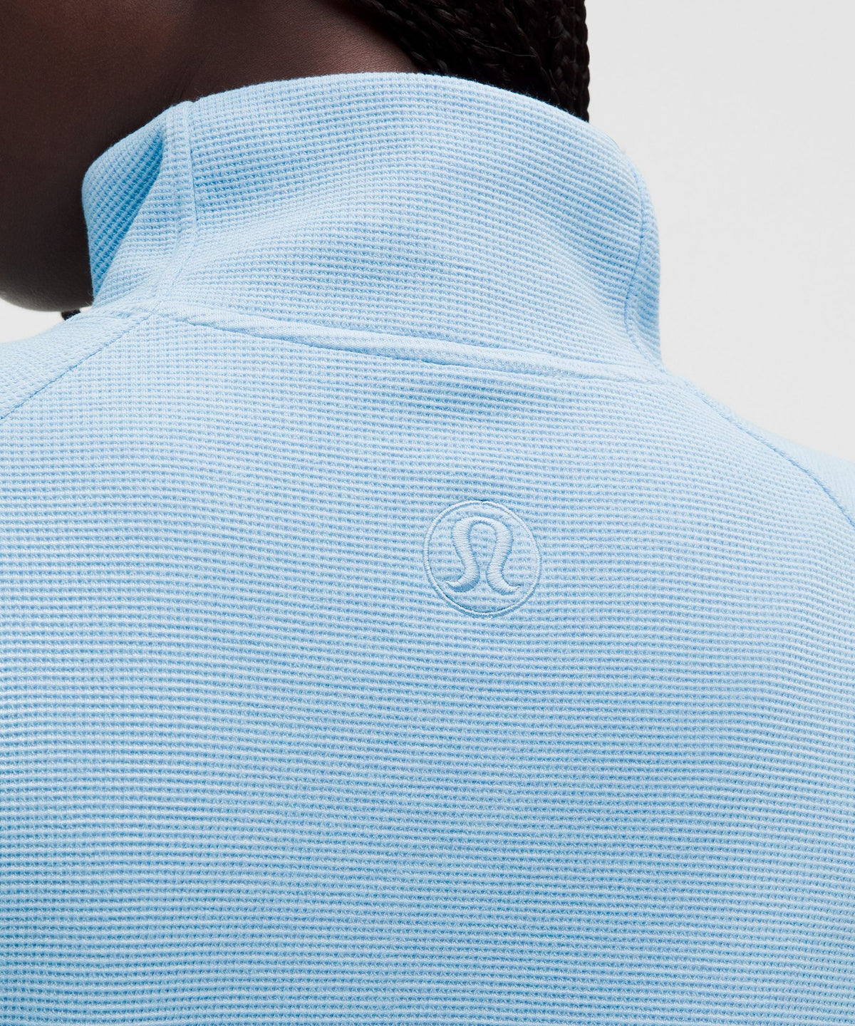 Scuba Cropped Funnel-Neck Half ZipWaffle