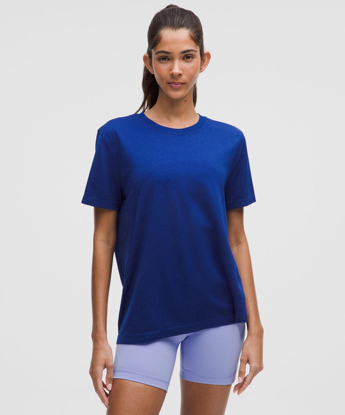 Swiftly Relaxed Short-Sleeve ShirtHip Length