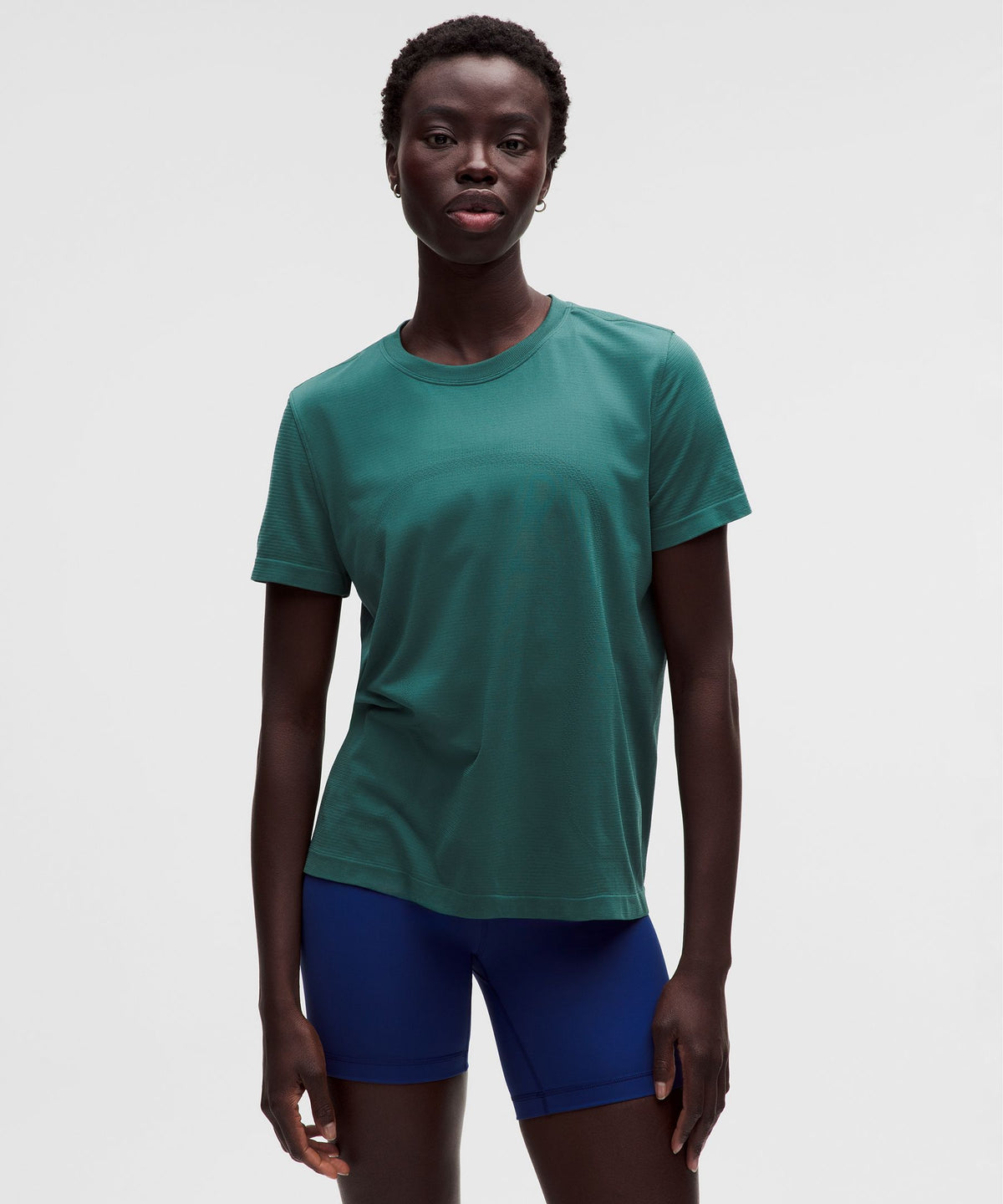 Swiftly Relaxed Short-Sleeve ShirtHip Length