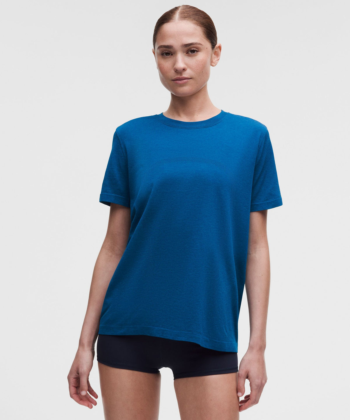 Swiftly Relaxed Short-Sleeve ShirtHip Length