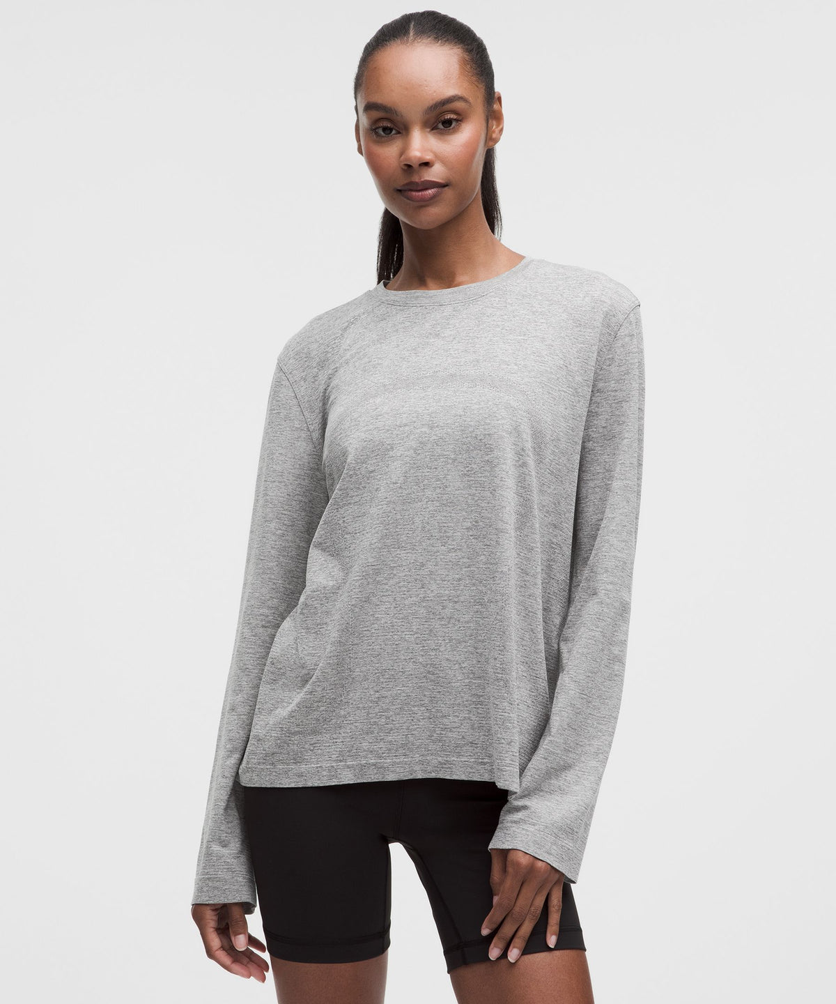 Swiftly Relaxed Long-Sleeve ShirtHip Length