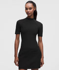 Lightweight Mockneck Short-Sleeve Shirt