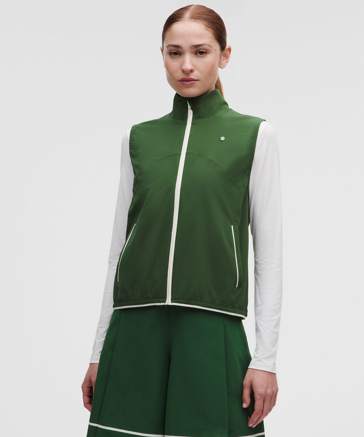 Lightweight High-Neck Golf VestGraphic