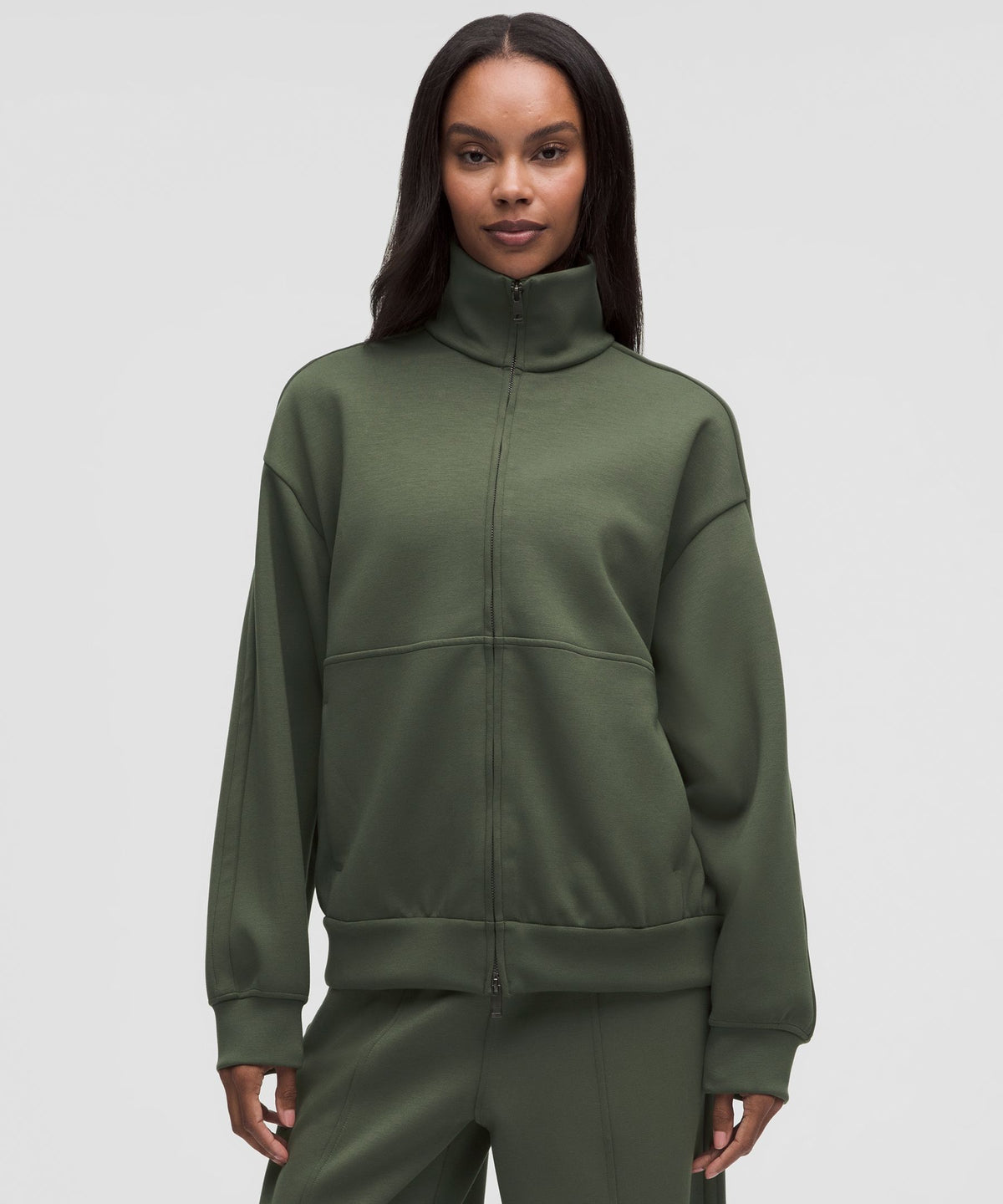 Smooth Spacer Oversized Full Zip