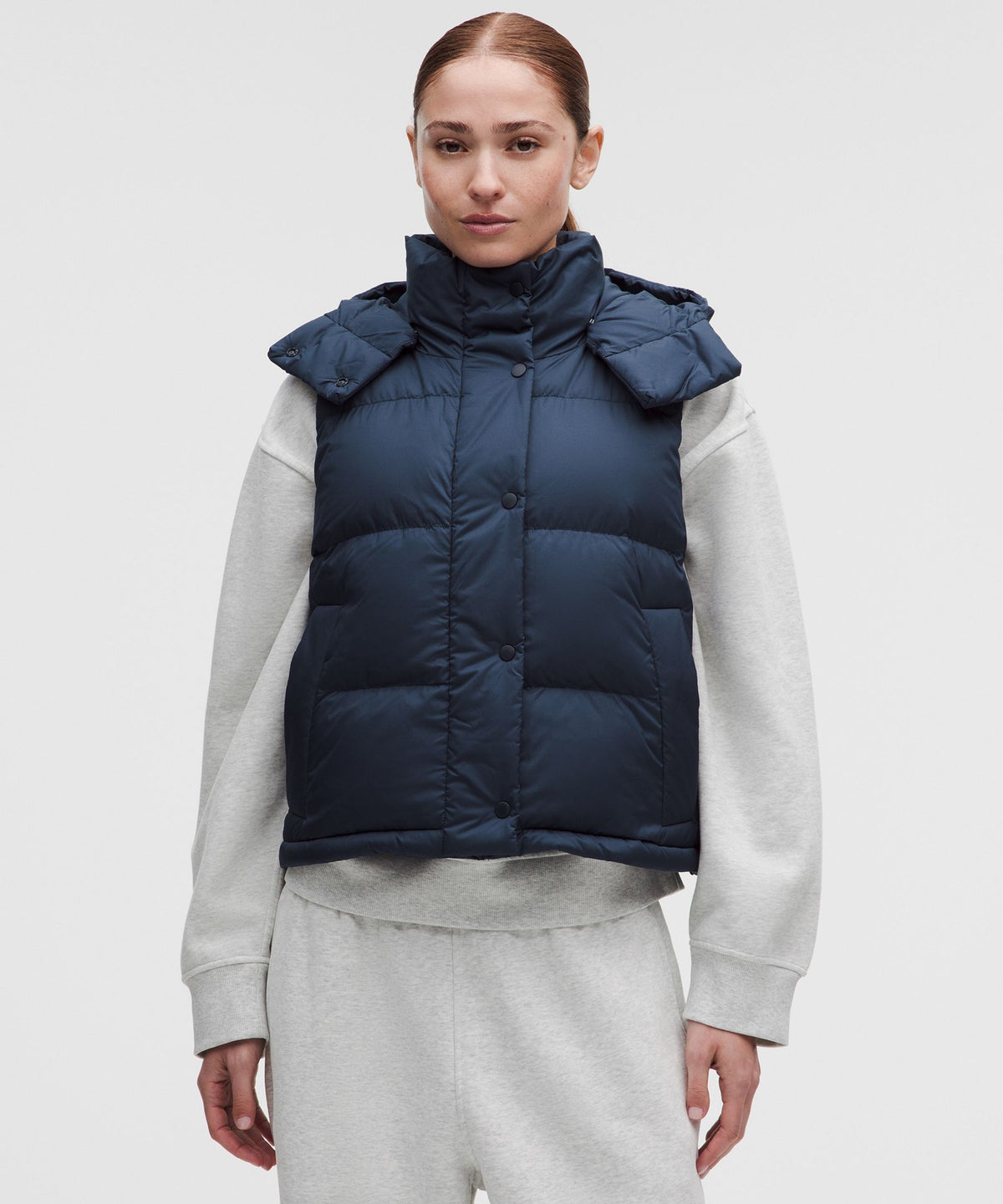 Wunder Puff 600-Down-Fill Cropped Vest