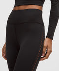 RevealKnit Eyelet High-Rise Tight7/8 Length