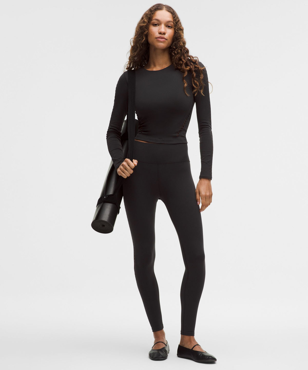 RevealKnit Eyelet High-Rise Tight7/8 Length