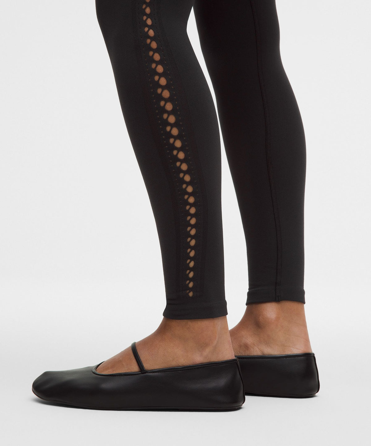 RevealKnit Eyelet High-Rise Tight7/8 Length