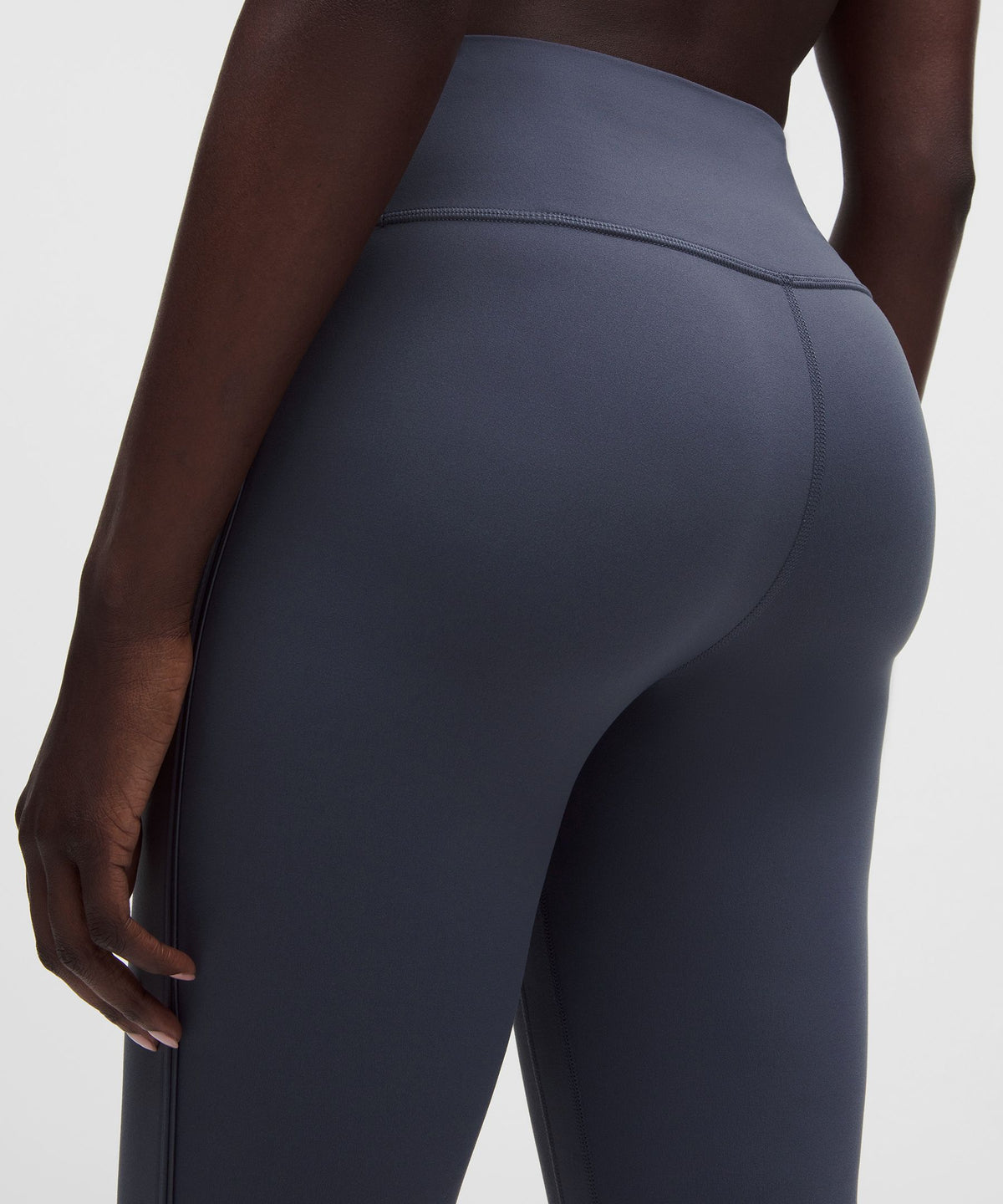 Nulu Satiny-Trim High-Rise Flared Pant