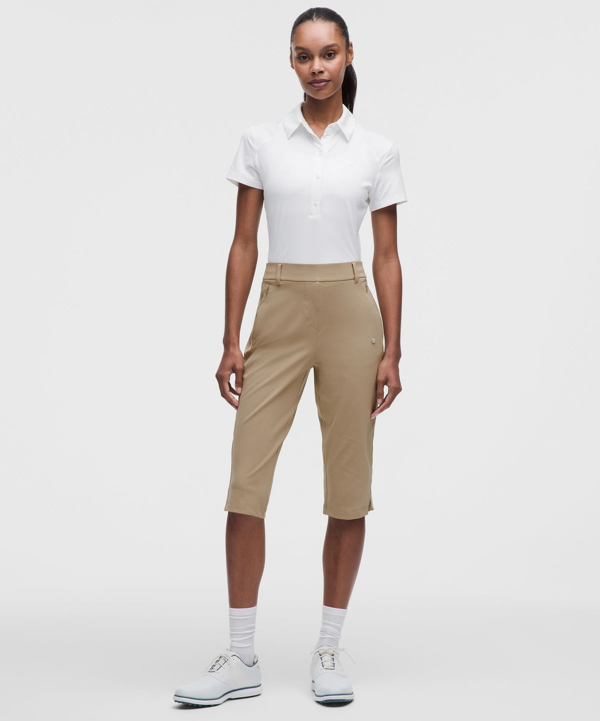 High-Rise Golf Pull-On Cropped Pant 16"