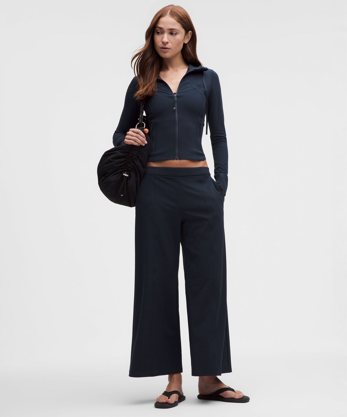 Daydrift Mid-Rise Cropped Wide-Leg TrouserRegular
