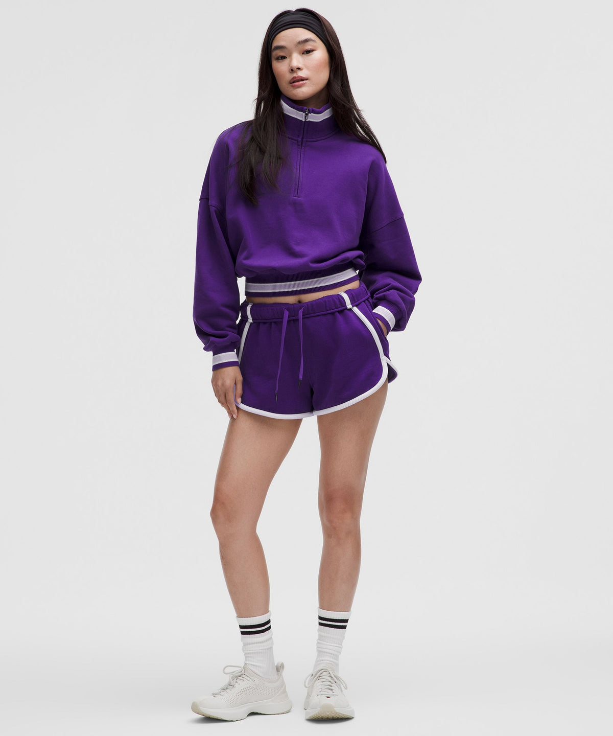 Scuba Mid-Rise Oversized Short 3"Trim