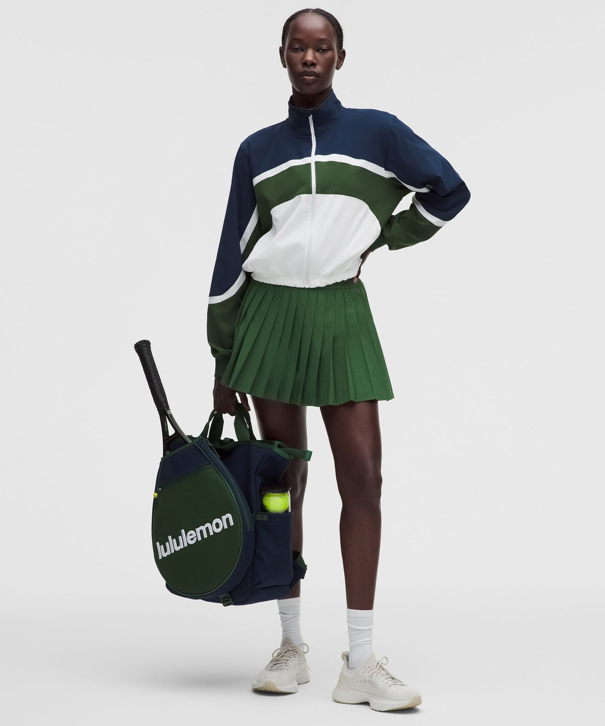 High-Rise Pleated Tennis Skirt