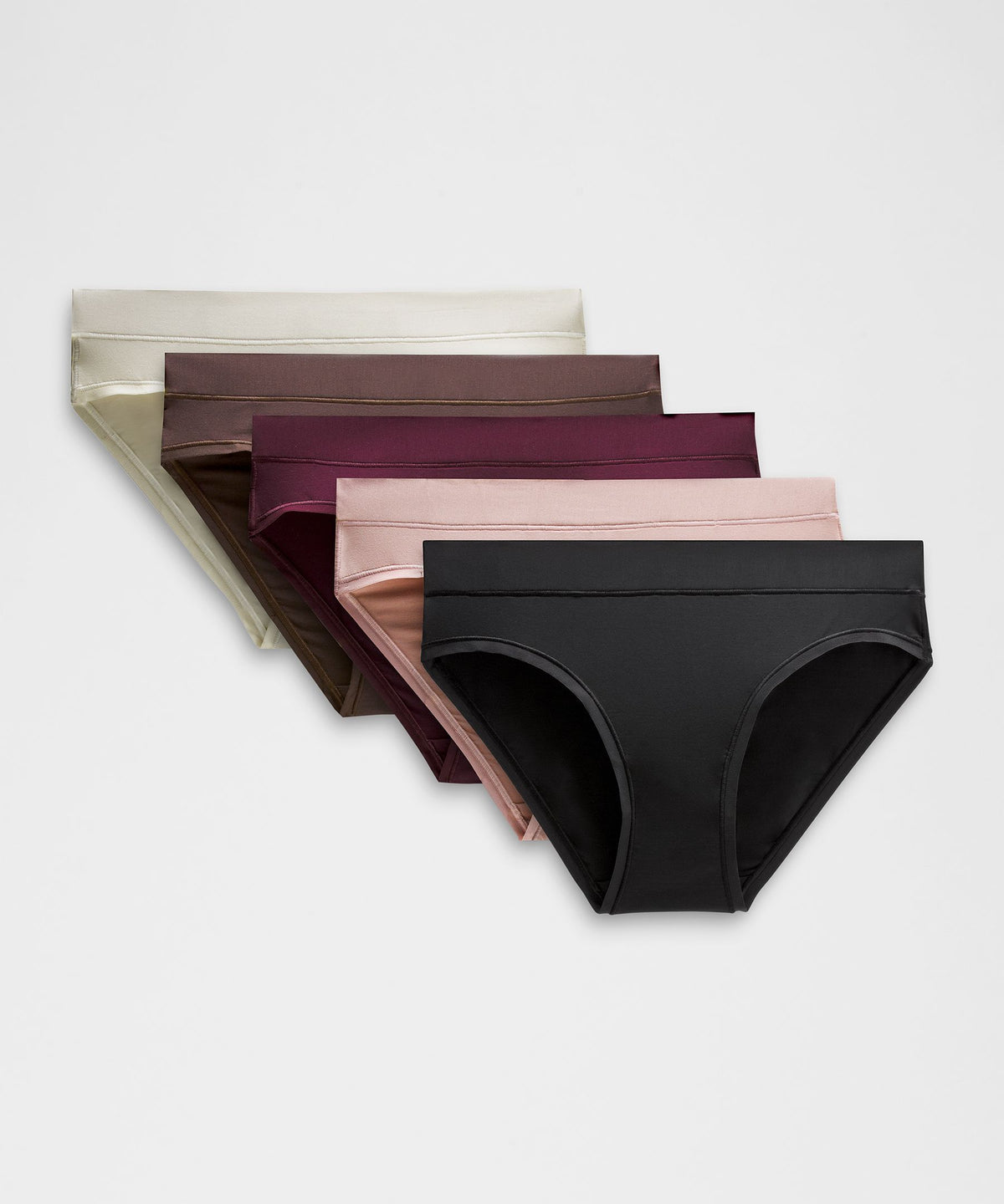 UnderEase Mid-Rise Bikini Underwear5 Pack