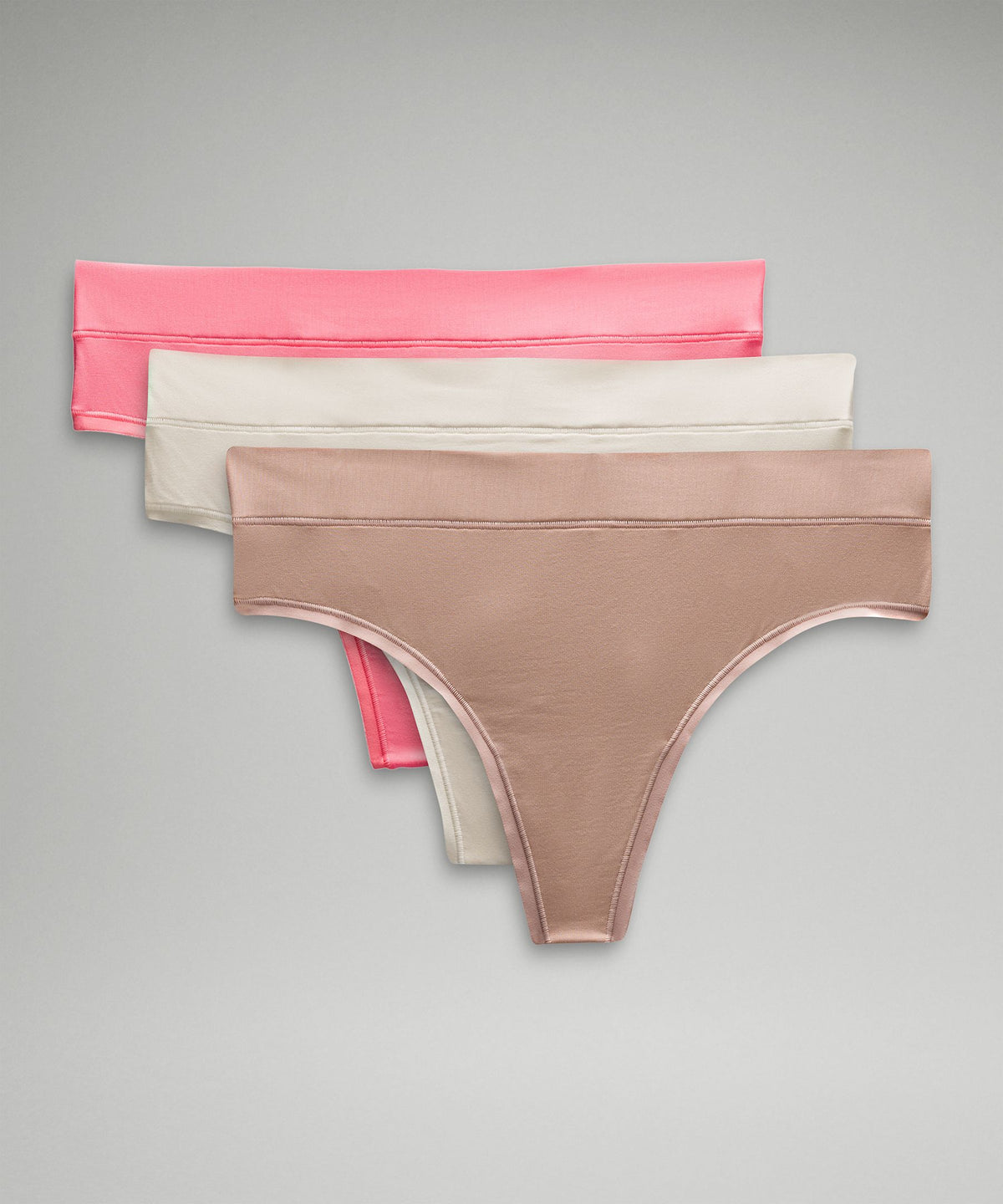 UnderEase High-Rise Thong Underwear3 Pack