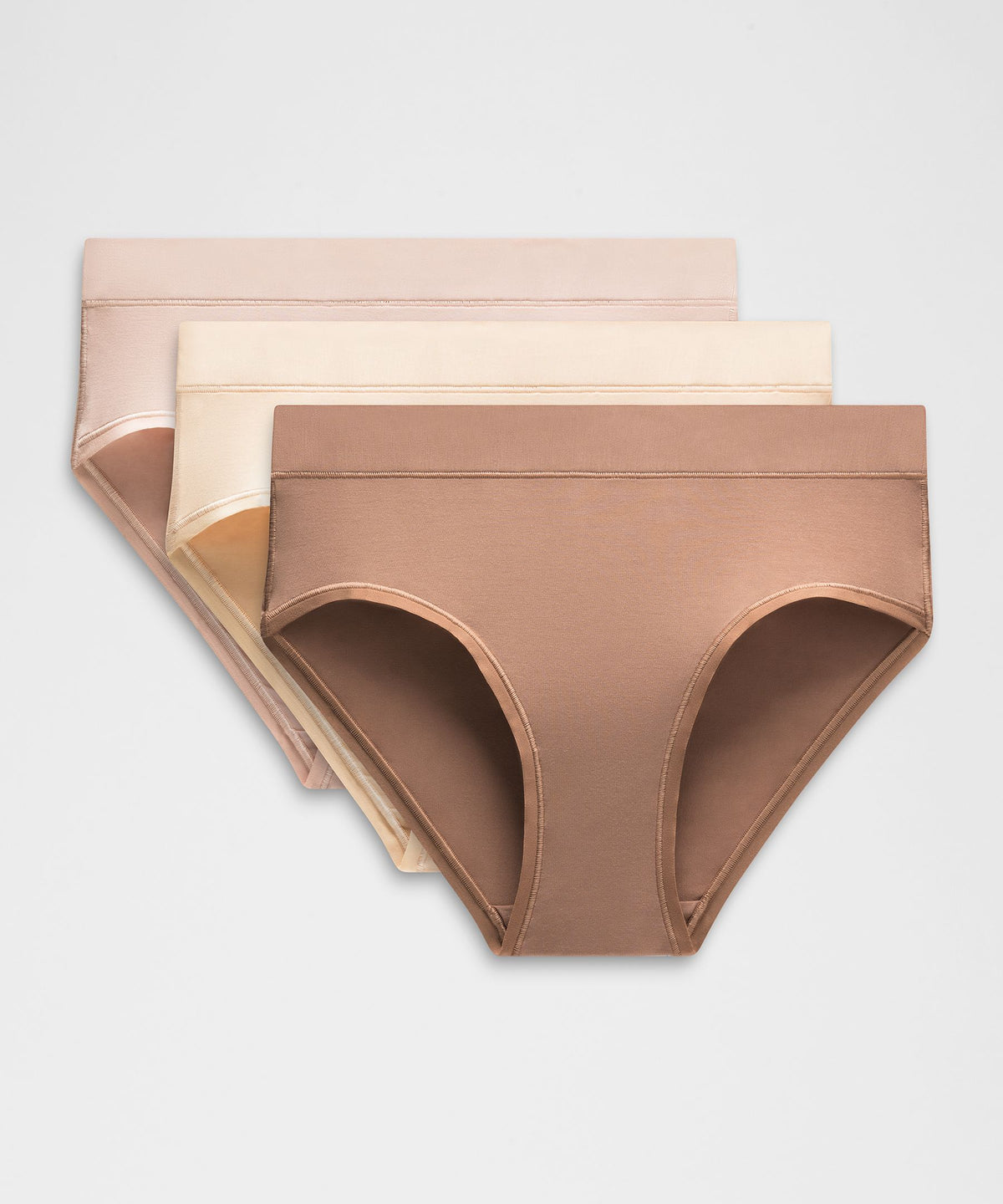 UnderEase High-Rise Bikini Underwear3 Pack